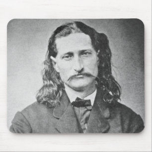 Maarschalk Wild Bill Hickok Oude West Pistoolheld Muismat