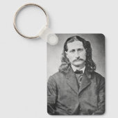 Maarschalk Wild Bill Hickok Oude West Pistoolheld Sleutelhanger (Voorkant)