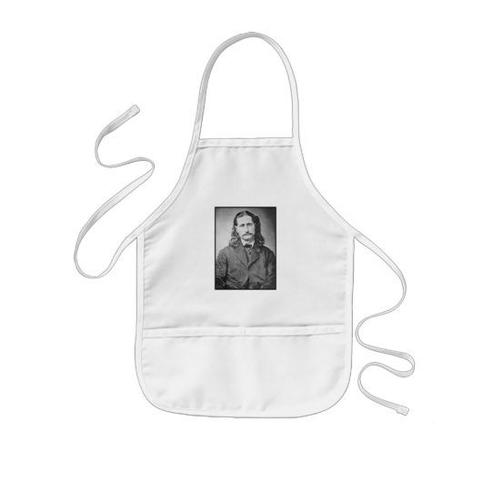 Maarschalk Wild Bill Hickok Oude West Revolverheld Kinder Schort (Voorkant)