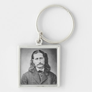 Maarschalk Wild Bill Hickok Oude West Revolverheld Sleutelhanger