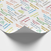 Maart, 10-jarig cadeaupapier voor het oppakken van (Hoek)