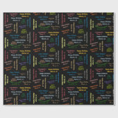 Maart, 12-jarig cadeaupapier voor het oppakken van (Vlak)