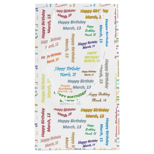 Maart, 13-jarige cadeautas (Achterkant)