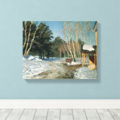 maart 1895 canvas afdruk (Insitu (Houten vloer))