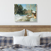maart 1895 canvas afdruk (Insitu (Slaapkamer))