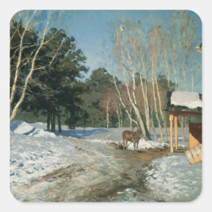 maart 1895 vierkante sticker