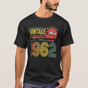 maart 1962 60 jaar oude verjaardag 2 t-shirt