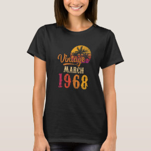 maart 1968 55e verjaardag voor 55 jaar t-shirt