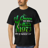 Maart 1973 50ste verjaardag van Happy St Patrick's T-shirt (Voorkant)