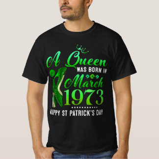 Maart 1973 50ste verjaardag van Happy St Patrick's T-shirt