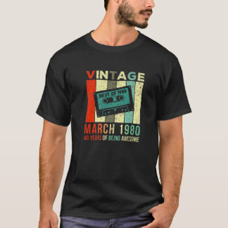  maart 1980 : 40 jaar Geweldige 40e T-shirt