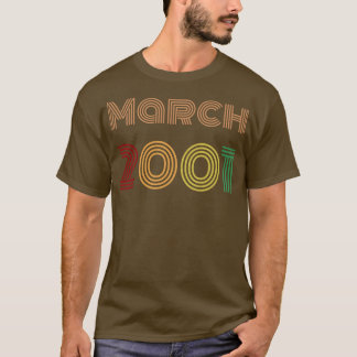 Maart 2001 ontwerp t-shirt