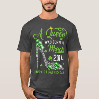 Maart 2014 9e verjaardag Happy St Patrick's Day Sh T-shirt