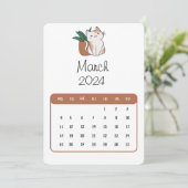 Maart 2024 Stand Alone Schattigee kat- en Plant ka Menu (Staand voorkant)