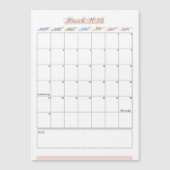 Maart 2025 Magnetische kalender (Voorkant)