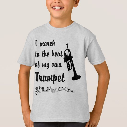 Maart aan de Beat: Trumpet T-shirt (Voorkant)