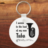 Maart aan de Beat: Tuba Sleutelhanger (Voorkant)