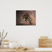 Maart aan overwinning poster (Keuken)