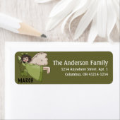 Maart Angel van de Etiketten van het Adres van de  (Insitu)