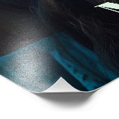 *~* MAART AP53 Hoofdadres AQUAMARINE Boho Foto Afdruk (Hoek)