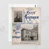 Maart Auditorium Music Hall Baltimore MD Briefkaart (Voorkant / Achterkant)