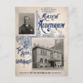 Maart Auditorium Music Hall Baltimore MD Briefkaart (Voorkant)