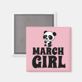 MAART BIRTHDAY GIRL MAGNET (Voorkant / Achterkant)