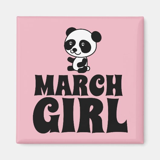 MAART BIRTHDAY GIRL MAGNET (Voorkant)