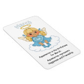 Maart Birthstone Angel Blonde Premium Magnet Magneet (Rechterzijde)
