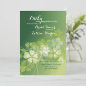 Maart Blooms Bridal Shower Kaart (Staand voorkant)