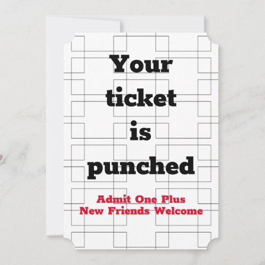 Maart Bracket Basketball Watch Party Kaart (Achterkant)