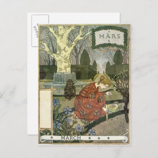 maart briefkaart (Voorkant / Achterkant)