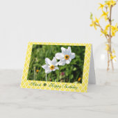 Maart die de Witte Verjaardag van de Bloem van de Kaart (Gele Bloem)