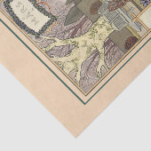 Maart door Eugene Grasset Tissuepapier (Detail)