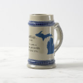 Maart en wapenschild van Michigan Bierpul (Voorkant rechts)