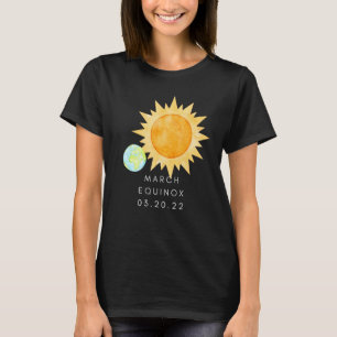 Maart Equinox 03 20 22 Herdenking Waterverf St. T-shirt