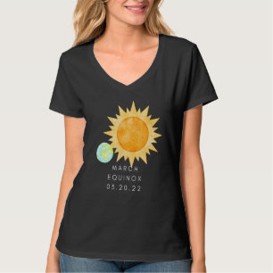 Maart Equinox 03 20 22 Herdenking Waterverf St. T-shirt