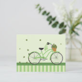 Maart-fiets Briefkaart (Staand voorkant)