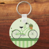 Maart-fiets Sleutelhanger (Voorkant)