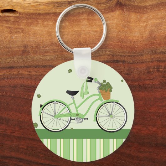 Maart-fiets Sleutelhanger (Voorkant)