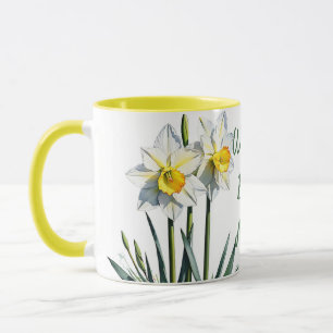 Maart Geboorte Maand Bloem Daffodils. Moederdag Mok
