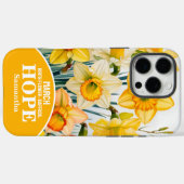 Maart Geboortemaand Bloem Christelijk Case-Mate iPhone Case (Achterkant (horizontaal))