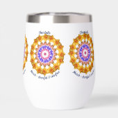 Maart Geboortemaand Bloemen Daffodil Mandala (Achterkant)