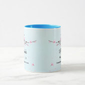 Maart Geboortemaand Flower Coffee Mok (Midden)