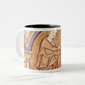 Maart: Grafbomen Tweekleurige Koffiemok (Voorkant links)