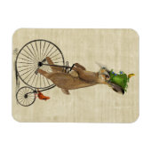 Maart haar op Penny Farthing 3 Magneet (Horizontaal)