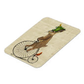 Maart haar op Penny Farthing 3 Magneet (Linkerzijde)