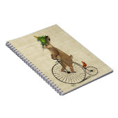 Maart haar op Penny Farthing 3 Notitieboek (Rechterzijde)