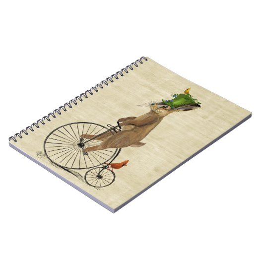 Maart haar op Penny Farthing 3 Notitieboek (Linkerzijde)