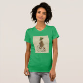 Maart haar op Penny Farthing 3 T-shirt (Voorkant volledig)